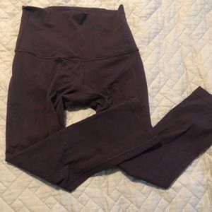 Lululemon high waist wunder under crop tights